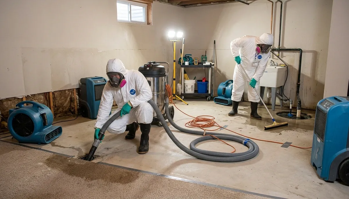 Basement Flood Cleanup Image 1