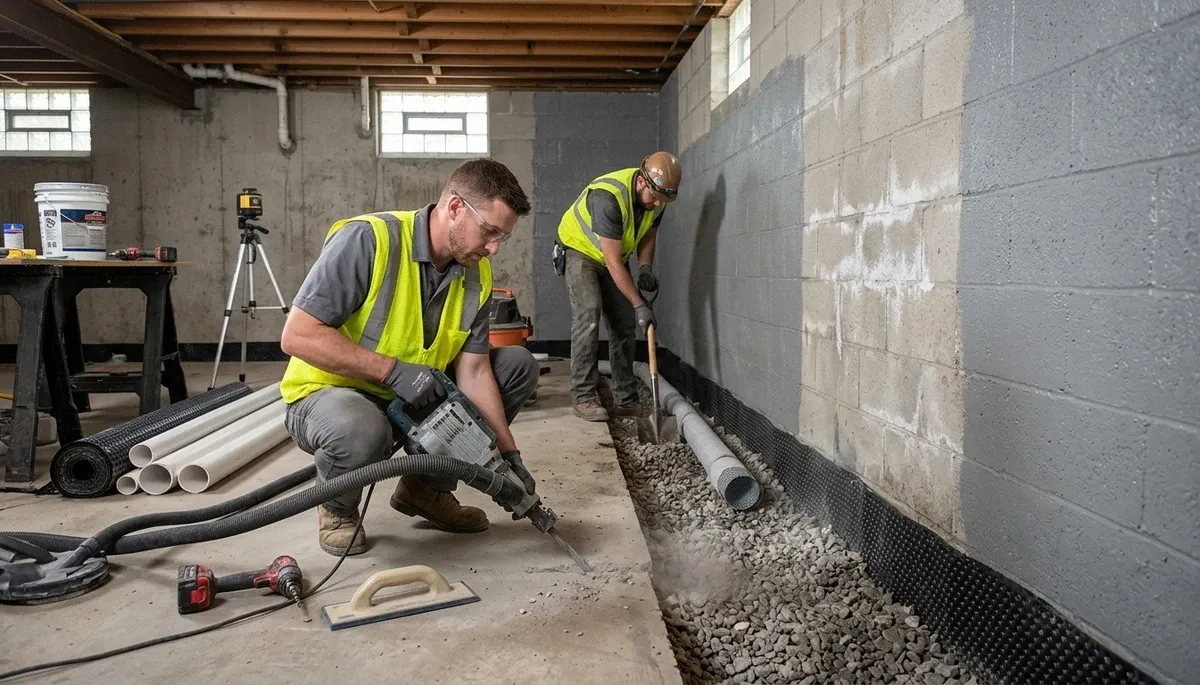 Basement Waterproofing Image 1