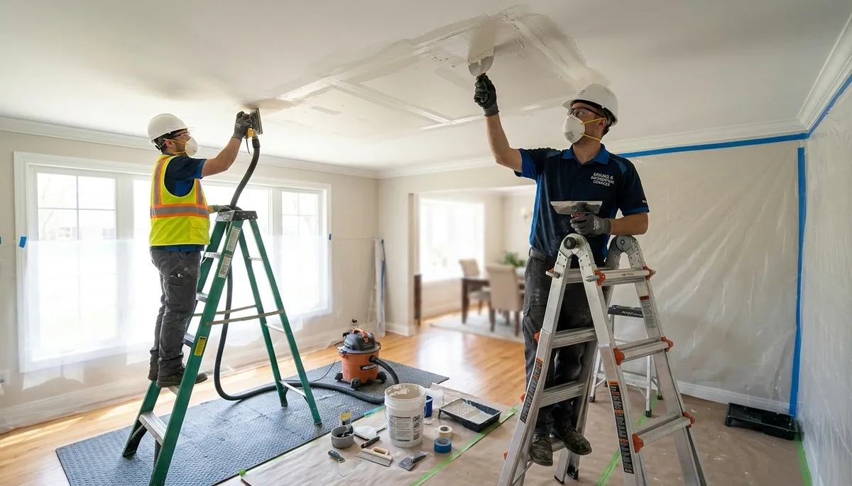 Ceiling Water Damage Repair Image 2