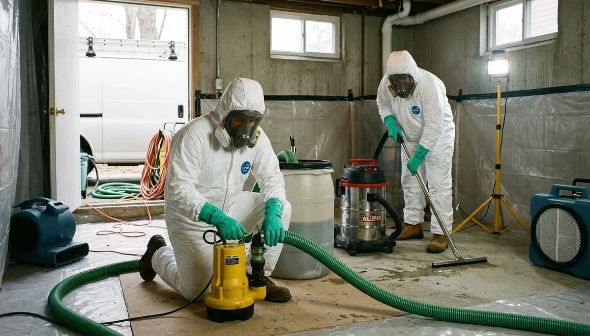 Sewage Cleanup Image 1