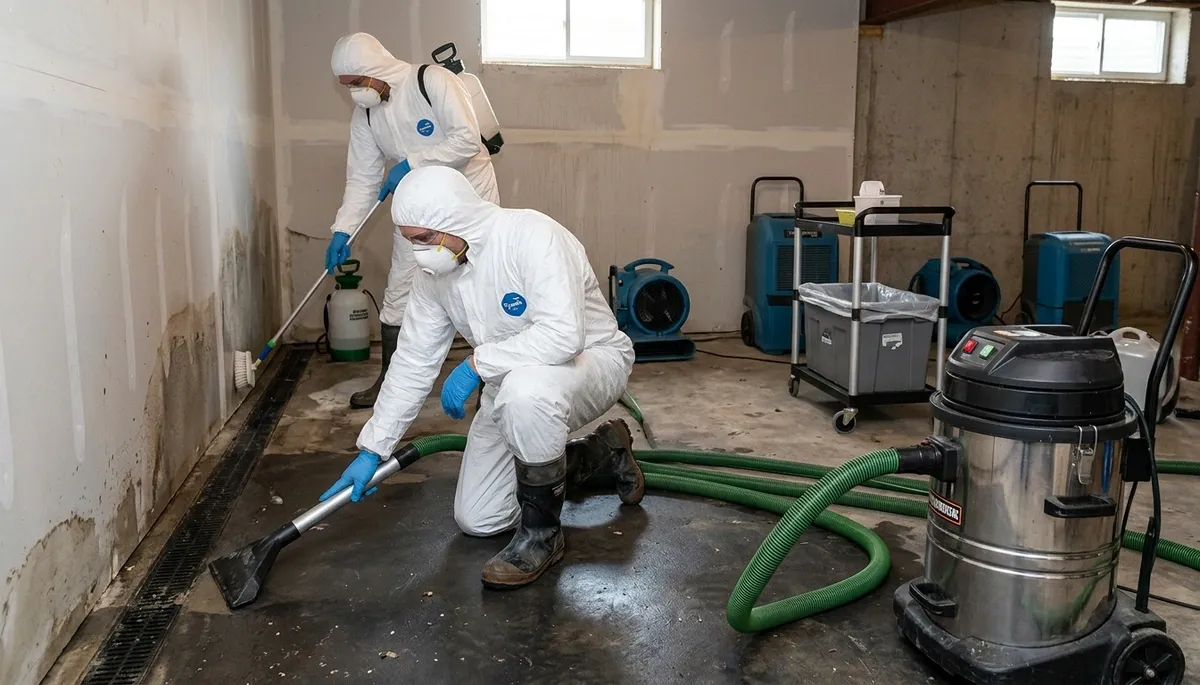 Sewer Backup Cleanup Image 1